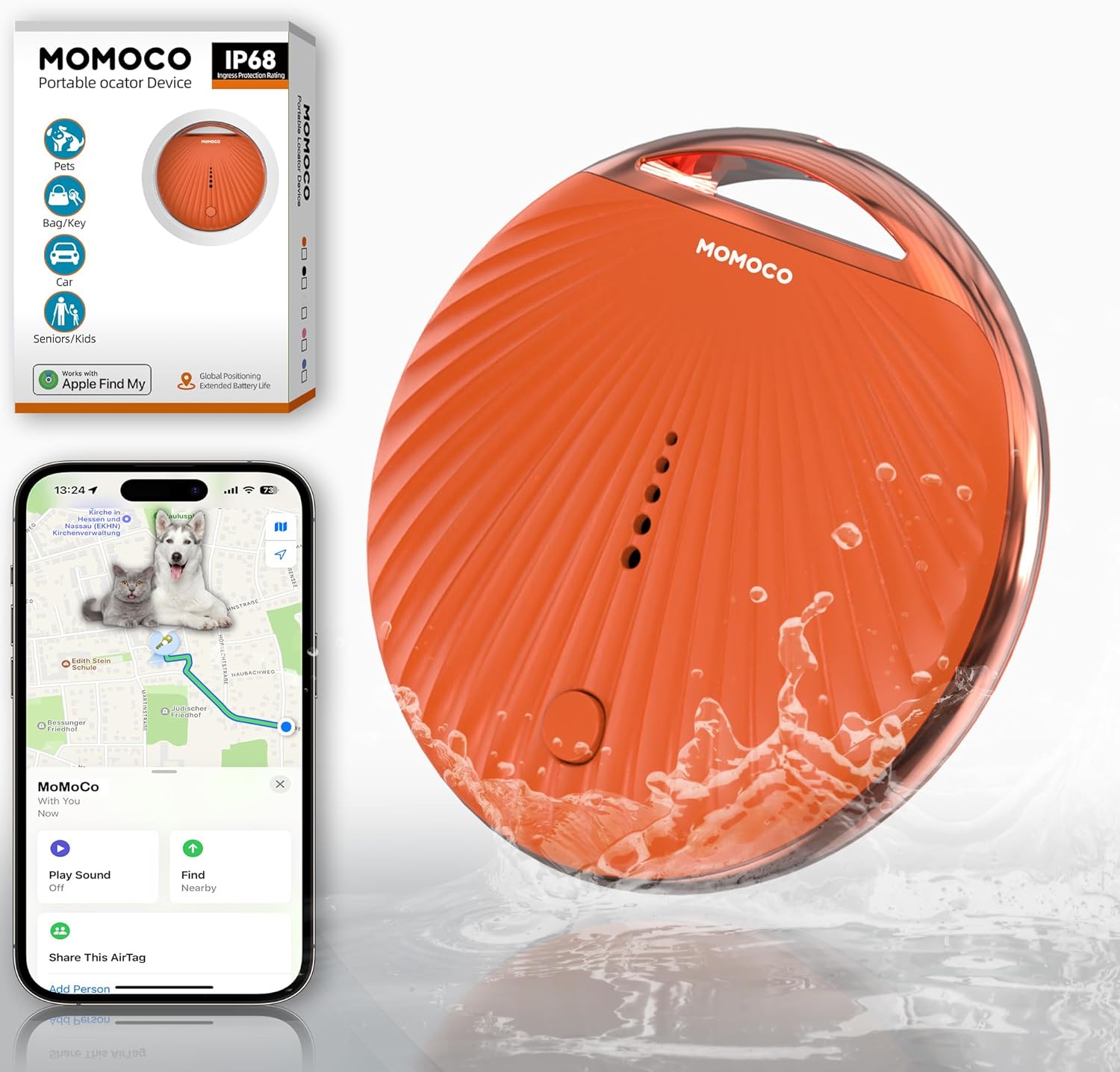MoMoCo GPS Tracker for Pets –... MoMoCo GPS Tracker for Pets –...