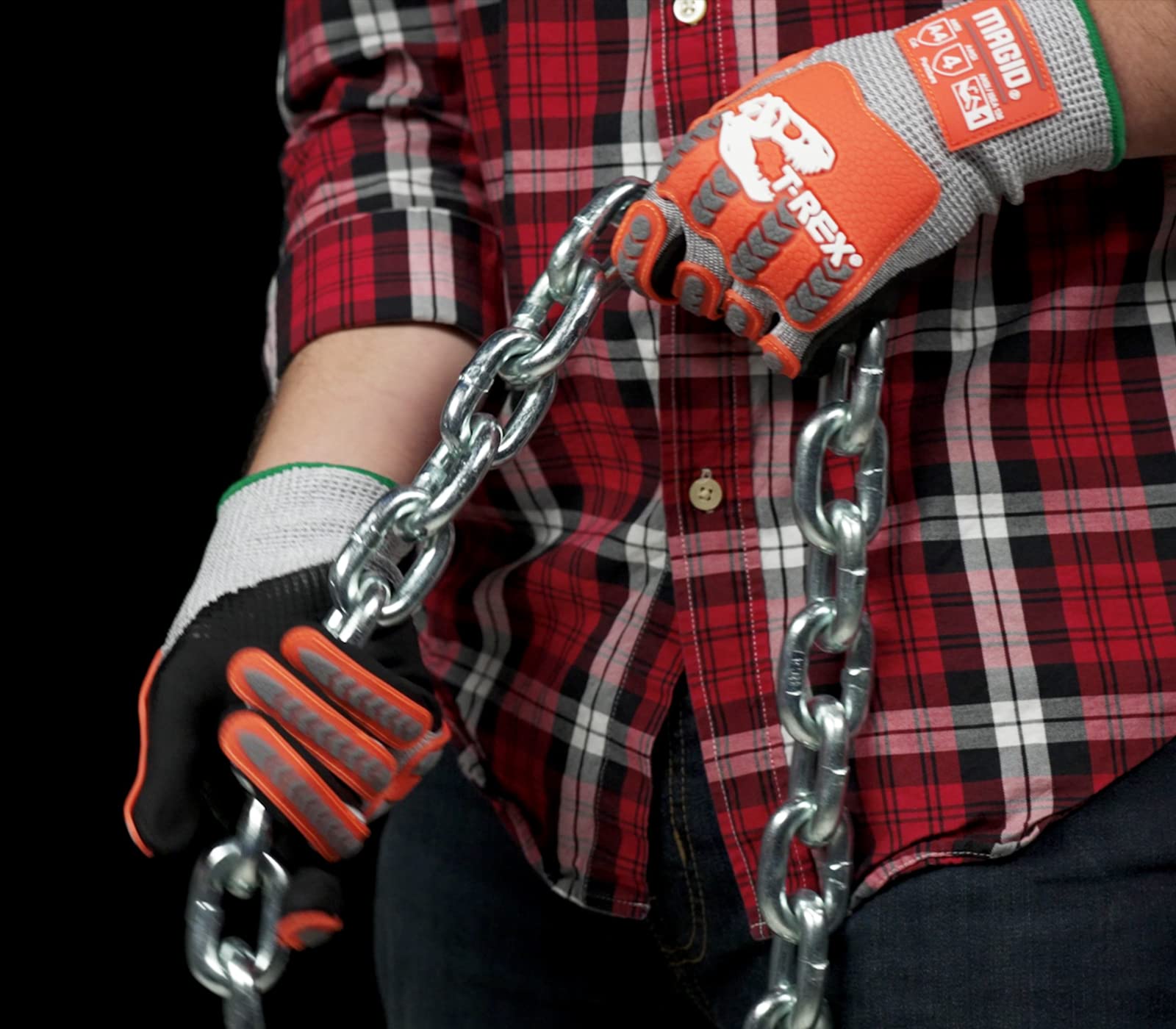 Guante de impacto multiusos de poliéster Magid Glove & Safety