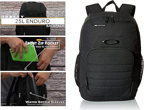 Miniatura 6 de Oakley Mochila Enduro 40 para hombre de 25 L paquete con botella de agua Designer iWear con mosquetón Rojo