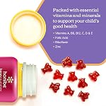 Honibe Kids Multivitamin Gummies Plus Immune Boost | Honey-Based Vitamins Made in Canada | Children's Chewable Gummy Vitamins | Vegetarian Kids Vitamin Gummies | Kids Zinc Vitamin Gummy Bees | 70 gummies