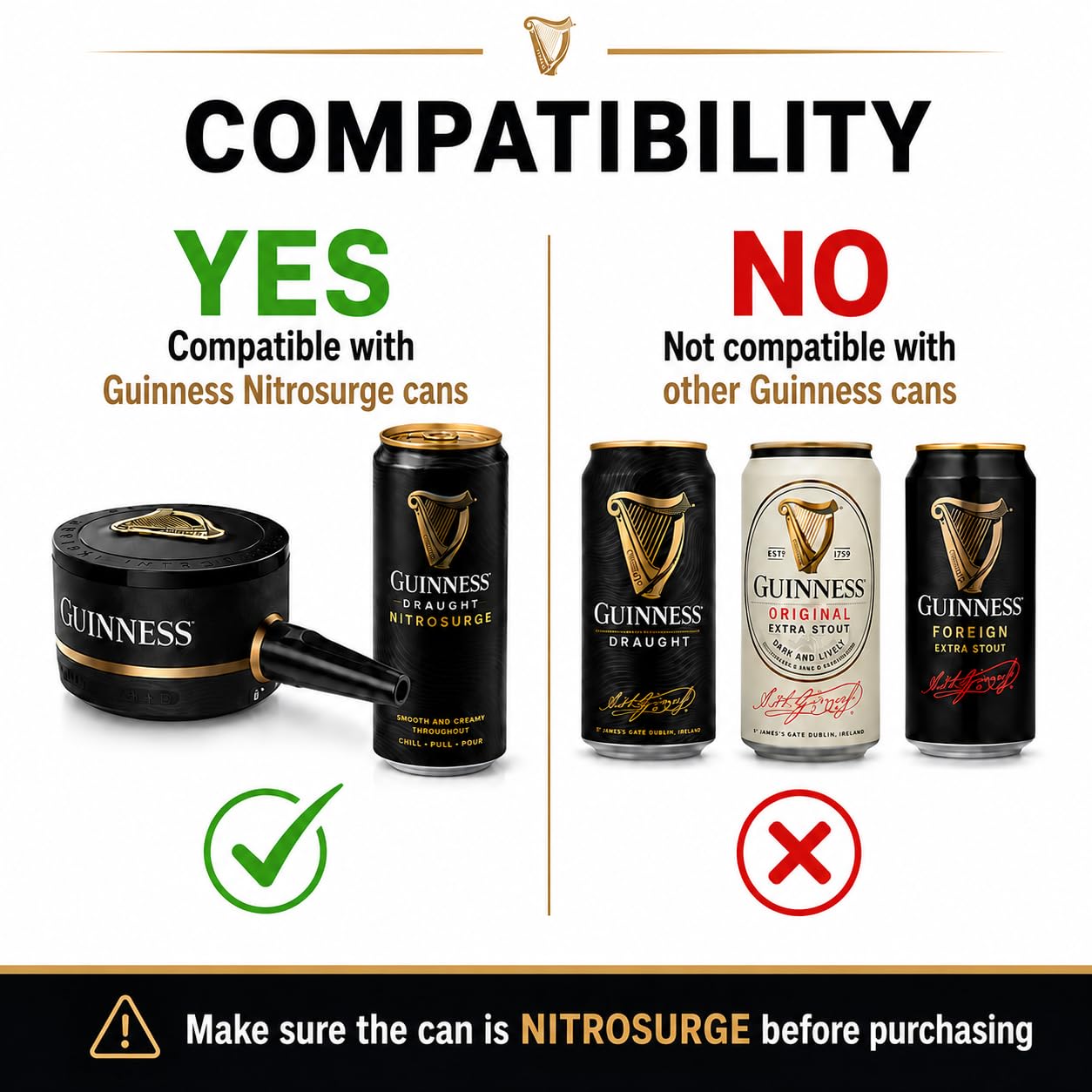 Amazon | ギネス公式Nitrosurge ギネス注入体験 | Guinness Ireland