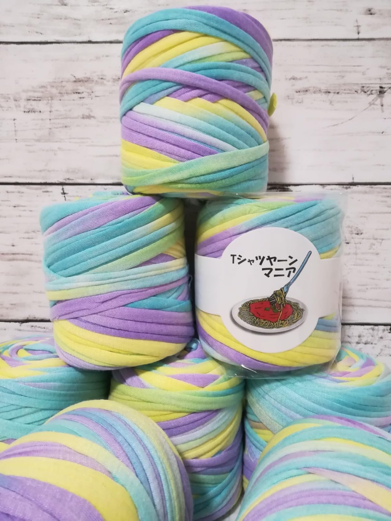 Amazon | T-SHIRT YARN MANIA Tシャツヤーン 約45m×2玉 tシャツヤーン