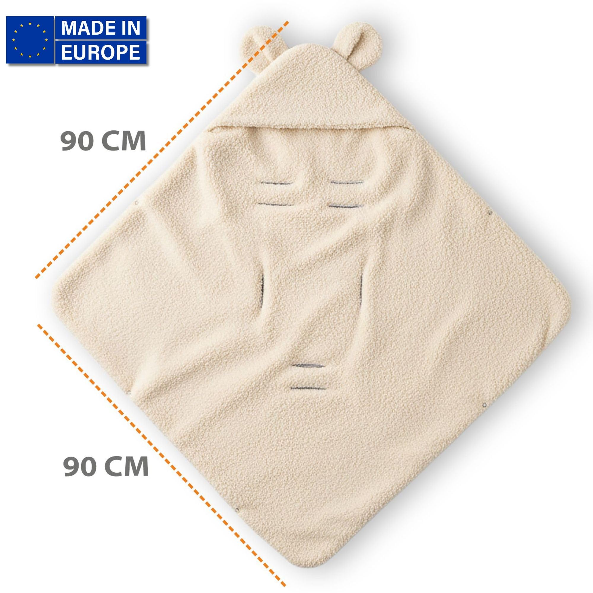 Copertina Avvolgente Seggiolino Auto Neonato Sacco Nanna Invernale Footmuff Passeggino Accessorio Neonati Bimbi Piccoli Calda Morbida