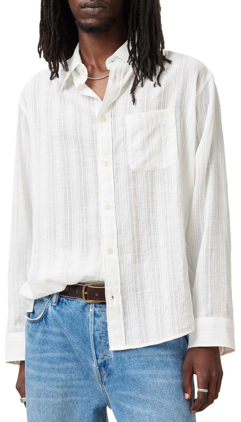 AllSaints Men's Karmi Ls Shirt