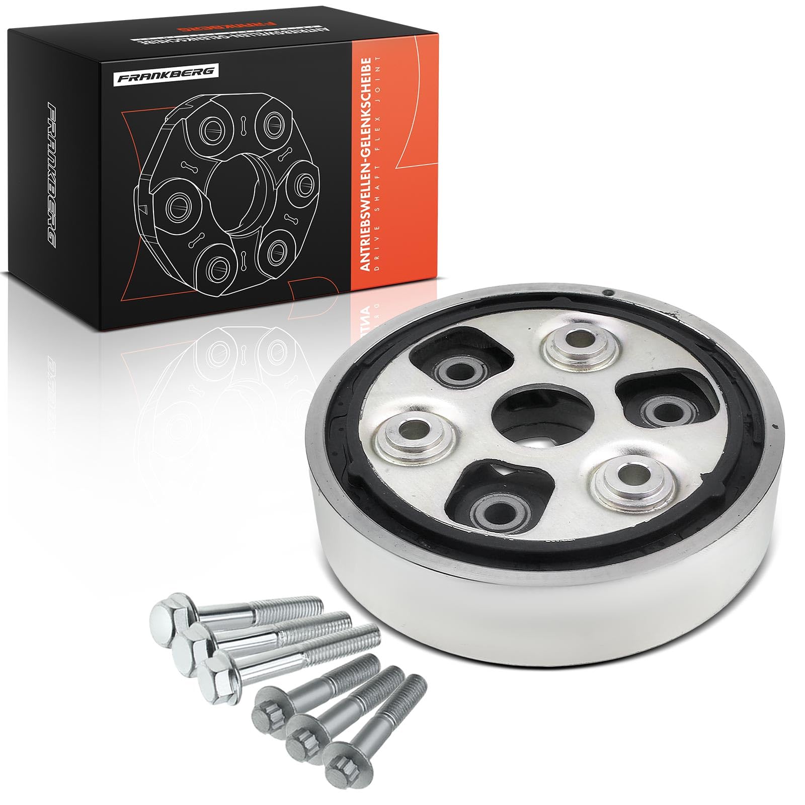 Frankberg Gelenkscheibe Hardyscheibe Hinten Kompatibel mit A3 2003-2013 Octavia II 2004-2013 Superb II 2008-2015 Golf V 2004-2008 P.a.s.s.a.t 2005-2014 Replace# 1K0521307A