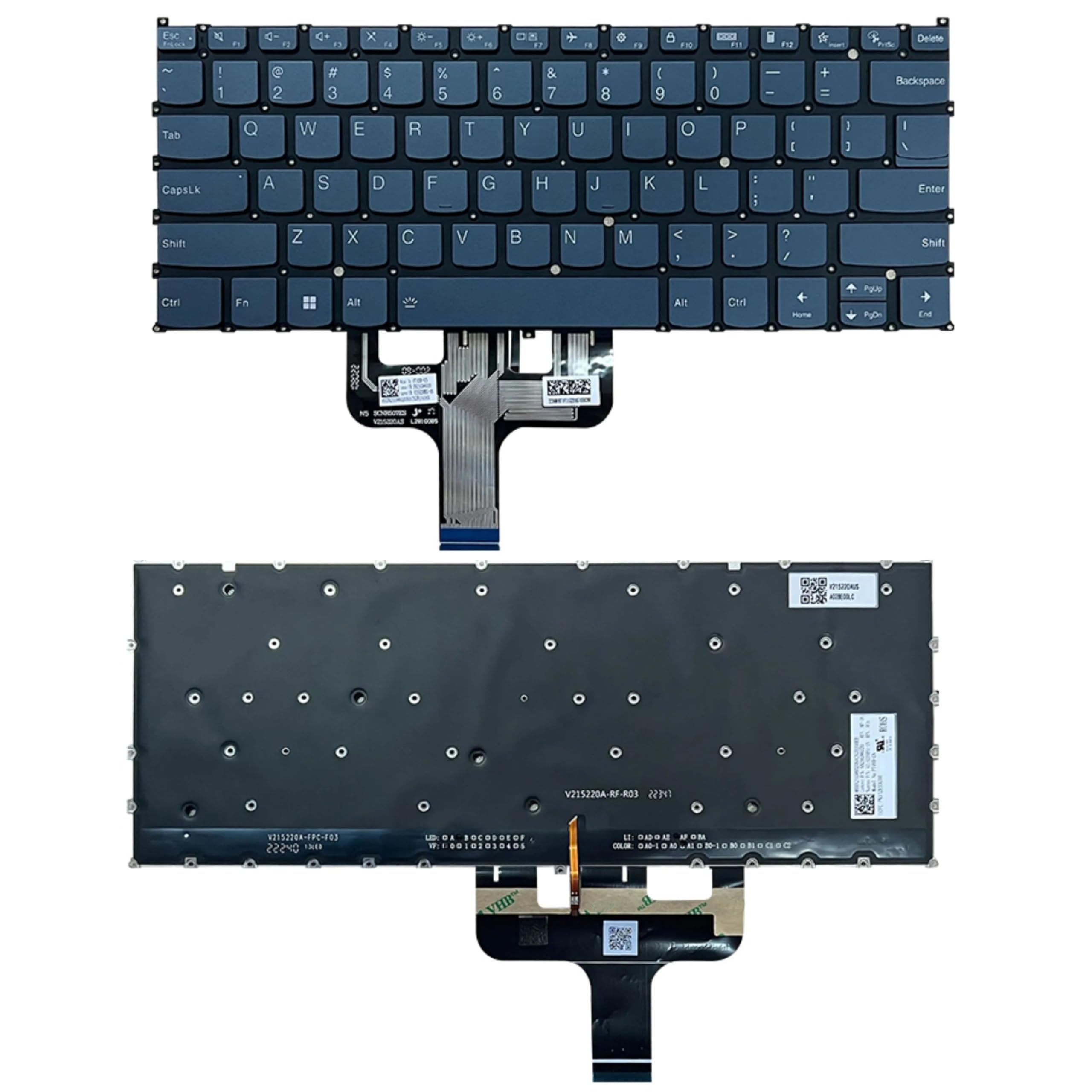 Amazon.com: Laptop Keyboard for Lenovo Yoga 7 14IAL7 82VD 82QE