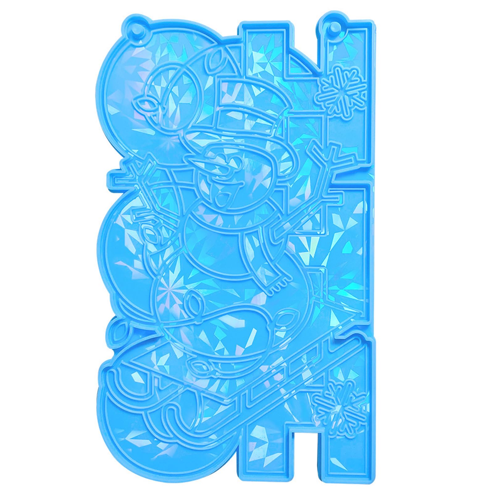 Moule silicone Noël pour pendentif résine époxy, loisirs créatifs et bijoux DIY festifs
