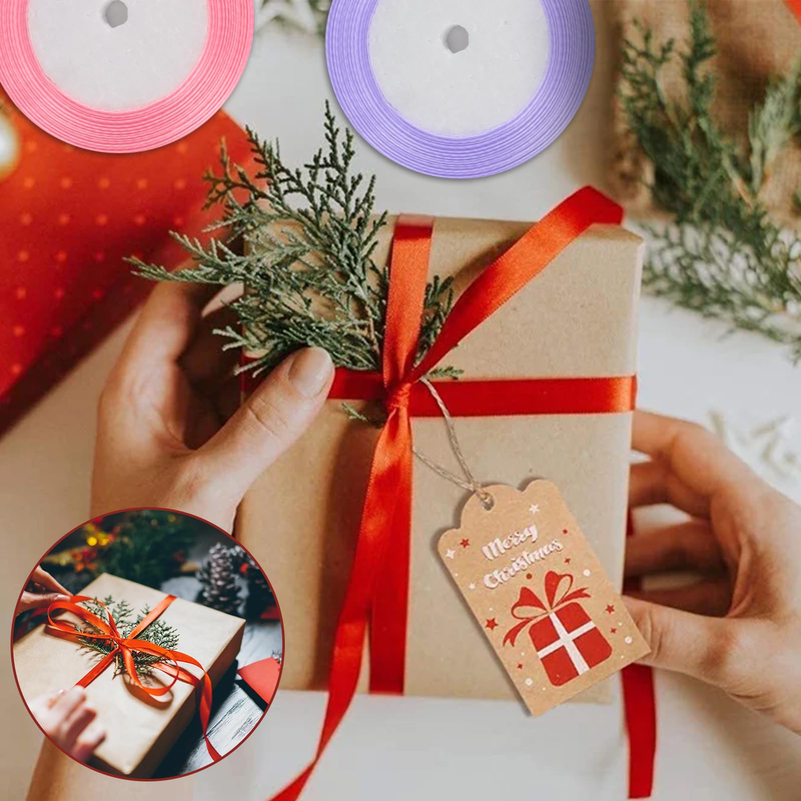 Set 18 Nastri Di Raso 10mm X 22m | Nastri Colorati Per Regali E Fai Da Te - Foto 13