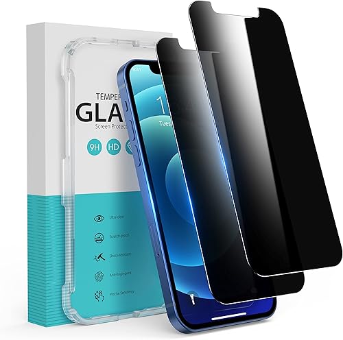 Miniatura 16 de SYNCWIRE Protector de pantalla de privacidad para iPhone 11/XR de 6.1 pulgadas, paquete de 2 unidades, irrompible, antiespía, protector de vidrio