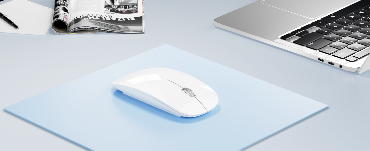 Souris Gamer Sans Fil – Double Connexion 2.4G/5.1 – 7 Boutons – RGB – Batterie Rechargeable – 4 Niveaux DPI