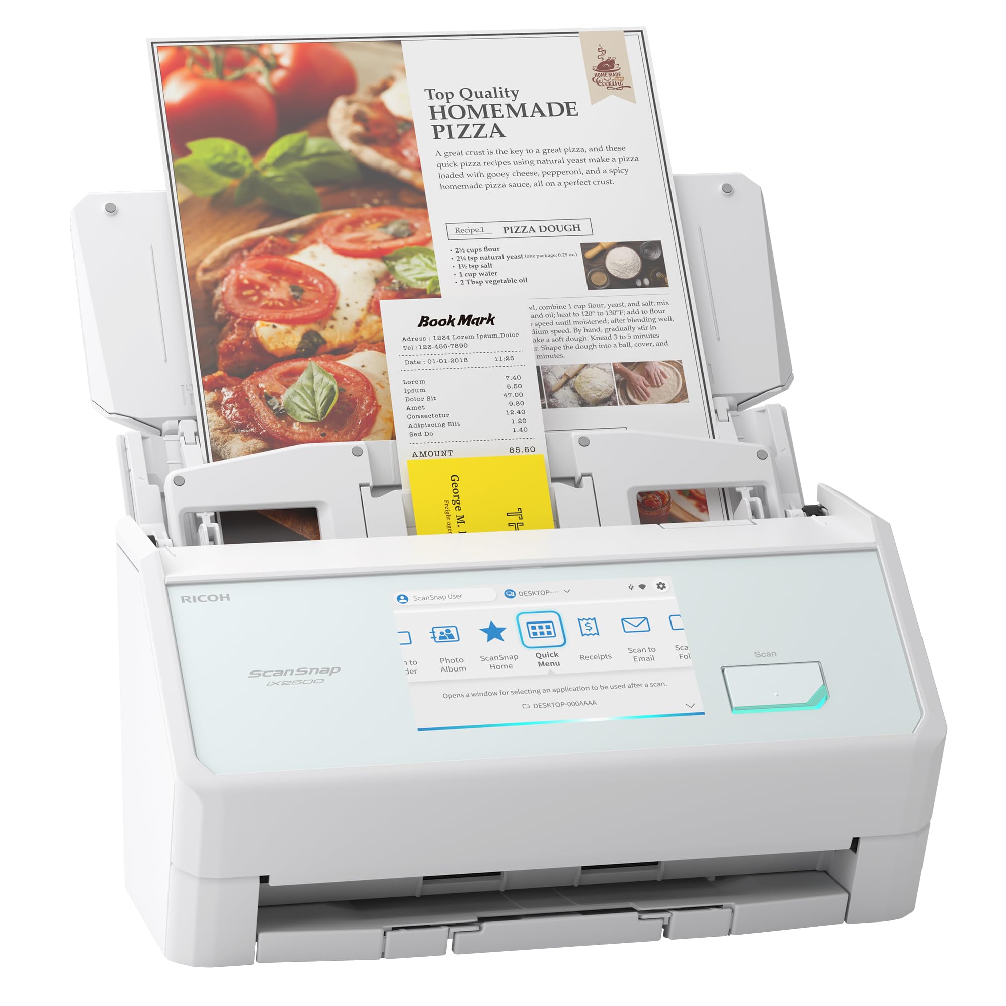 Ricoh SCANSNAP IX2500 Scanner A4