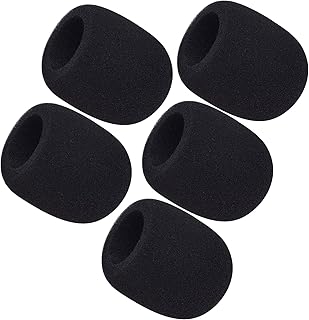 iKapok 5 Pack Microphone Foam Windscreen for Shure SM58 Wireless Handheld Transmitters