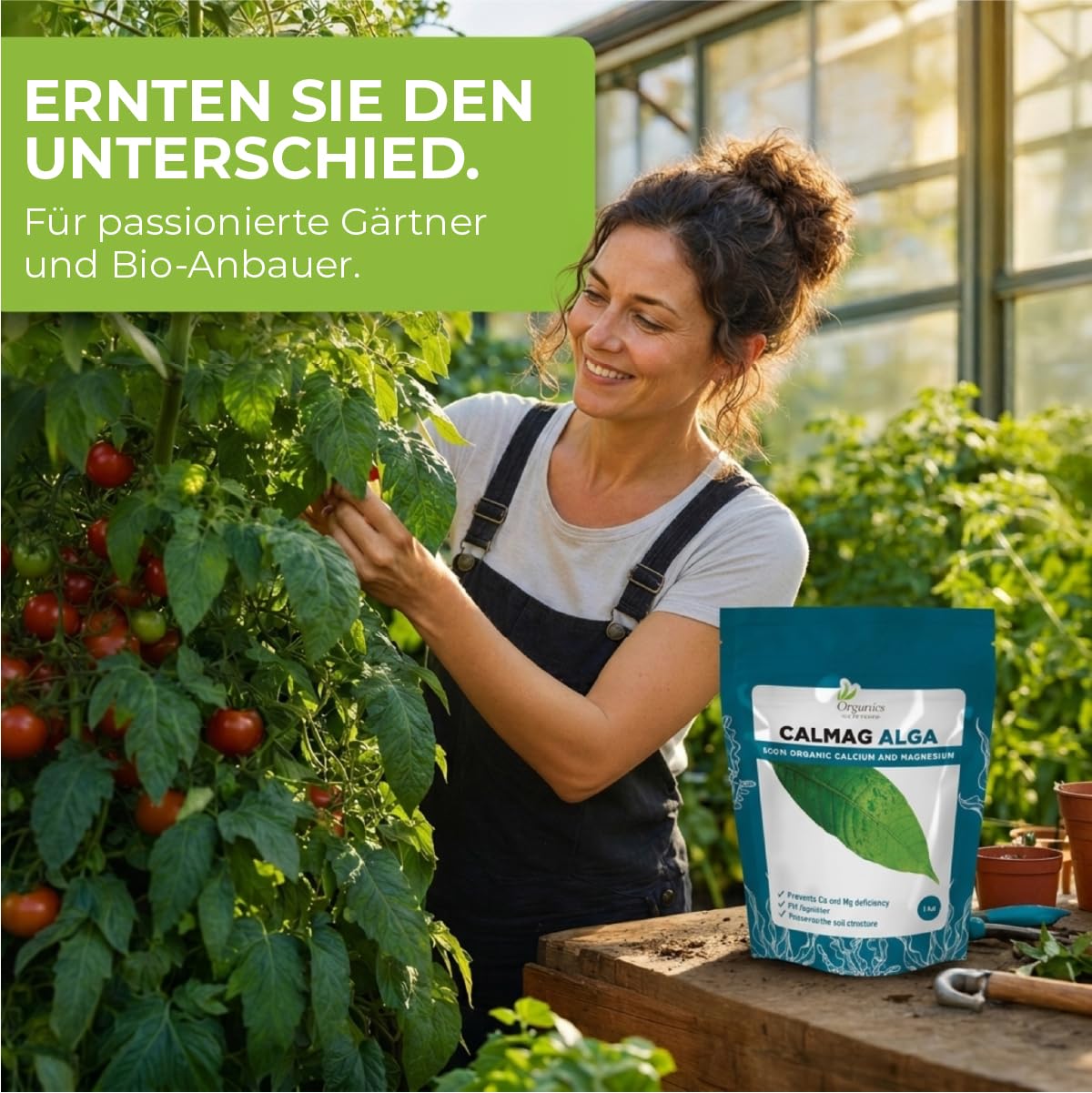 CalMag alga – Natürlicher Bodenverbesserer mit Kalzium und Magnesium, reguliert pH-Wert, stärkt Pflanzen und erhöht Erträge, geeignet für Bio-Landbau