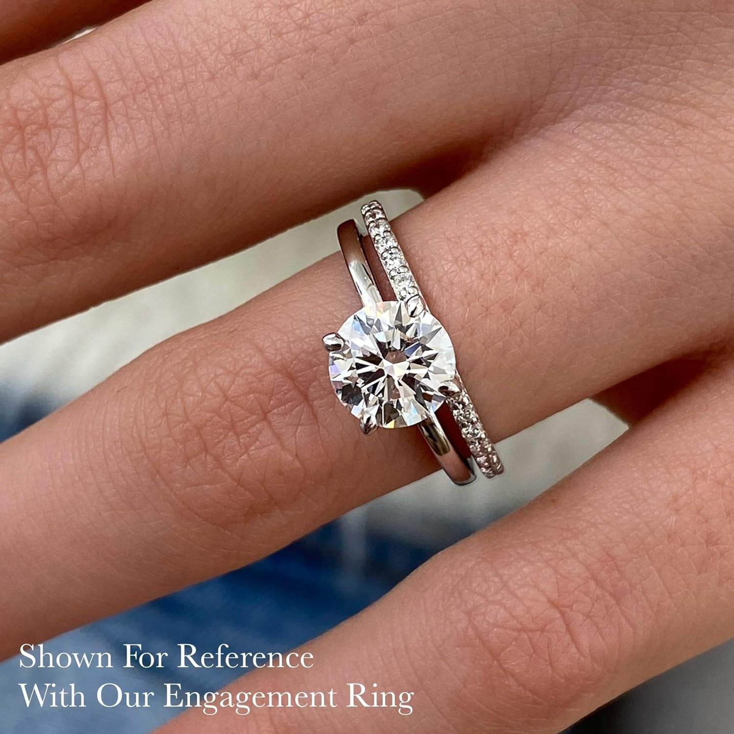 GLAM AND GEMS 14k White Gold Engagement Ring/Wedding Ring With 0.20 to 3.00 Carats Lab Grown Diamond (E Color, VS1 Clarity) Rings For Women, IGI Certified, Gift For Her, Jewelry for Women - Image 7