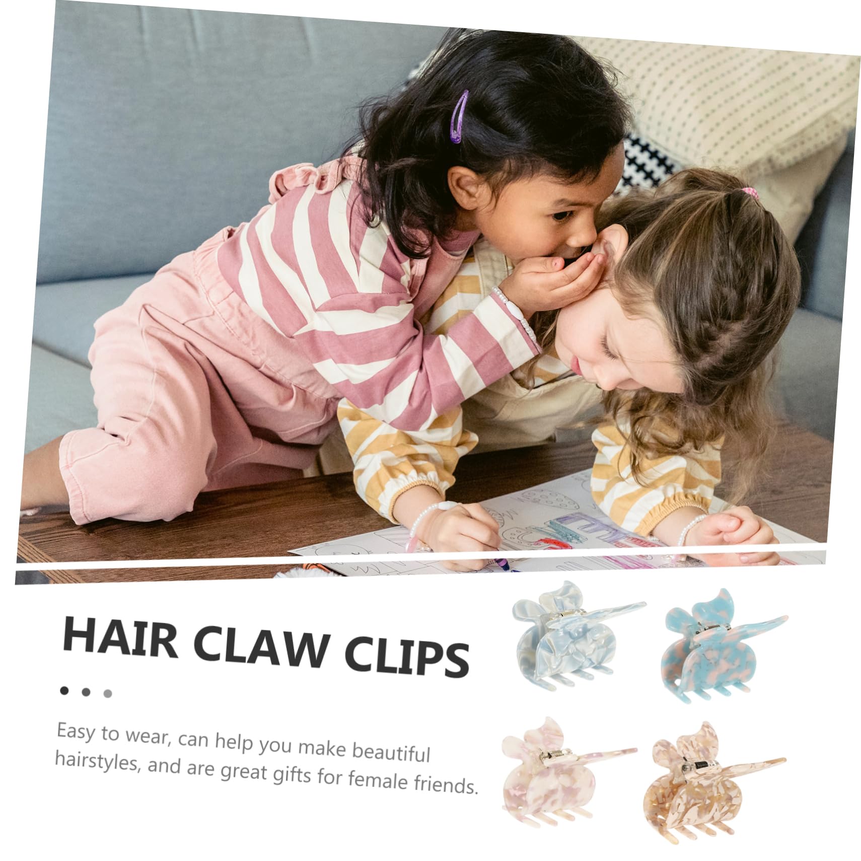 DOITOOL 20stücke Elegante Schmetterlings-haarklammern Für Frauen Stilvolle Haarclips Für Partys Tägliches Tragen Und Besondere Anlässe Rutschfest Und Stabil Wasserwellenblau Designs