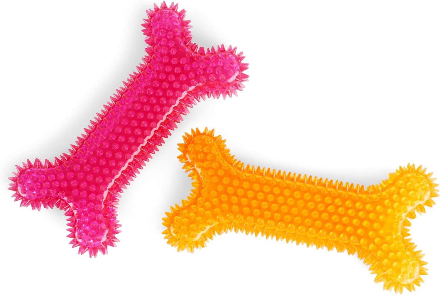 Leaps & Bounds Spiny Bone Assorted Chew Toy for Dogs Large