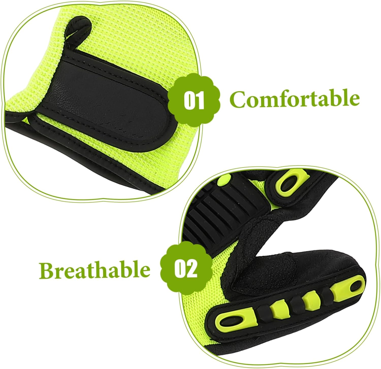 Toddmomy 1pair Wear-resistant Garden Working Gloves for Construction and Work Non- Comfortable Fit Breathable and Protective Hand Gear for Outdoor Tasks