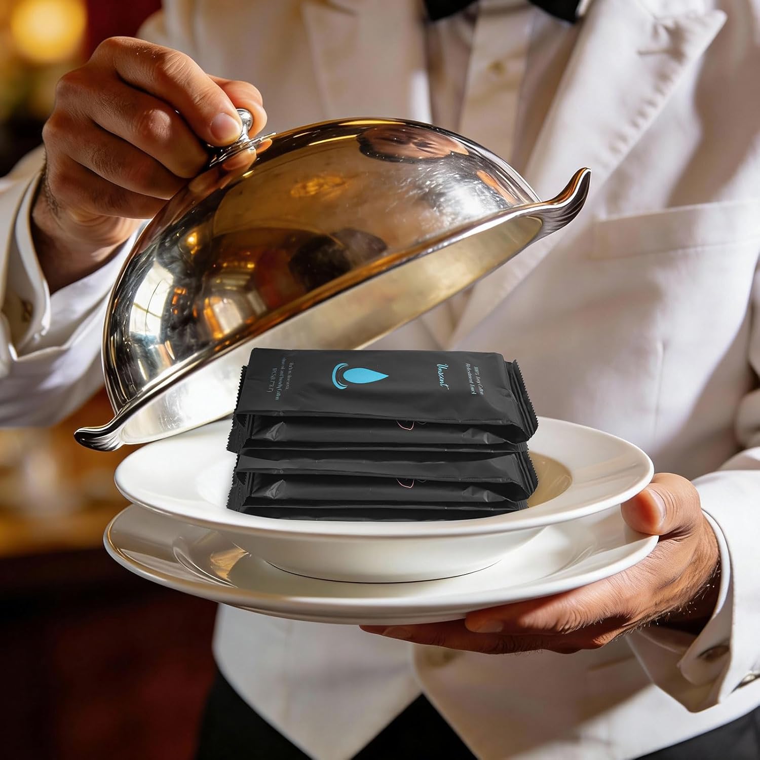 Moist Cotton Towel Bulk Moist Towelettes Individually Wrapped 8.7" x 8.7",White Towel Services,Refreshment Pre Moistened Towels Lavender Lemon Mint Unscented Peach Rose Coconut for Sport Spa (140)