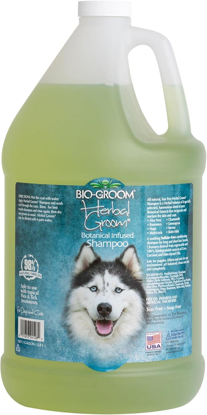 BioGroom Herbal Groom Dog Shampoo Tearless Puppy Shampoo, AllNatural, Dog