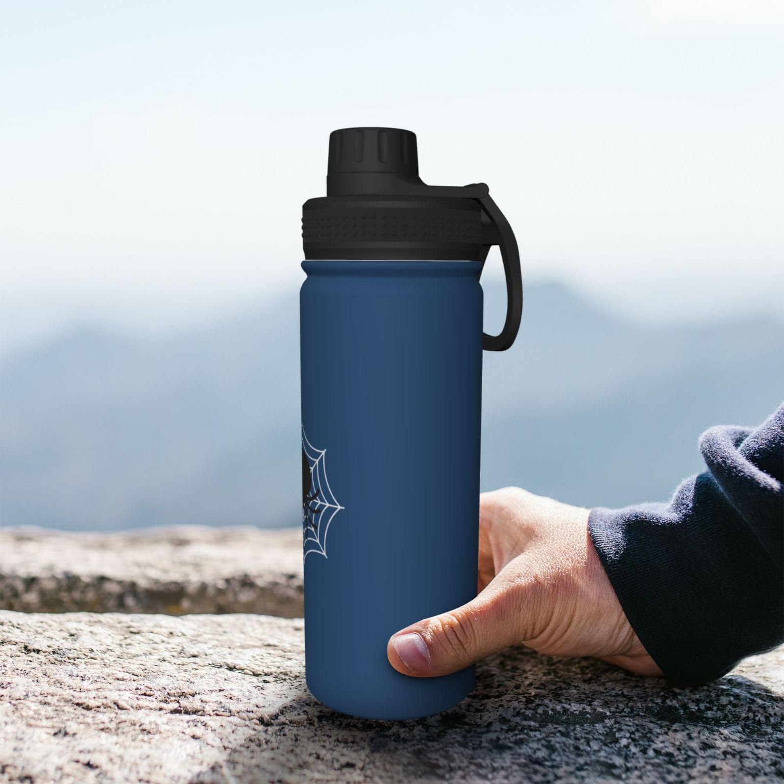 Amazon.com: ZKLCRYTR Cute Spider Water Bottle 18OZ Stainless Steel