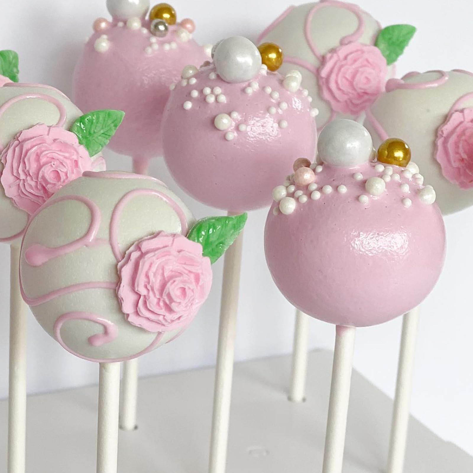 2 moldes de silicona con diseño de rosas y flores, para fondant, chocolate, fondant, decoración de pasteles, caramelos, cupcakes, arcilla polimérica, manualidades, resina epoxi