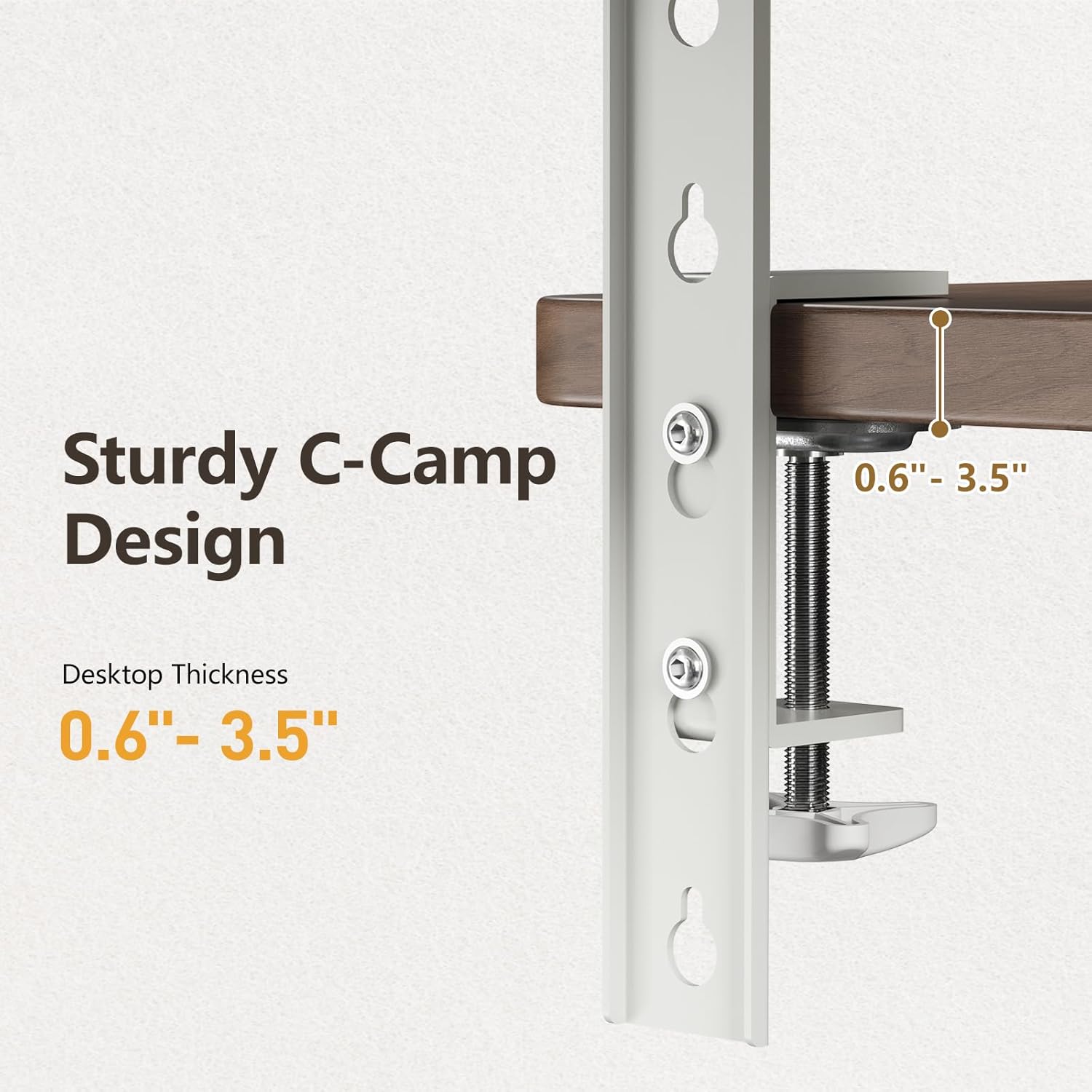 3 in 1 Clamp-on 22"×7.5" Desk Extender, Heavy-Duty Side/Top Desk Organizer Shelf, Adjustable Desktop Storage for Office Accessories, Monitor and Laptop Riser, Pegboard Included