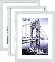 Vista 15 de VCK 8x10 Picture Frames - Black, Wide Border Solid Wood Frame, Display Photo in Horizontal and Vertical, for Home, Office, Gallery, Woodgrain