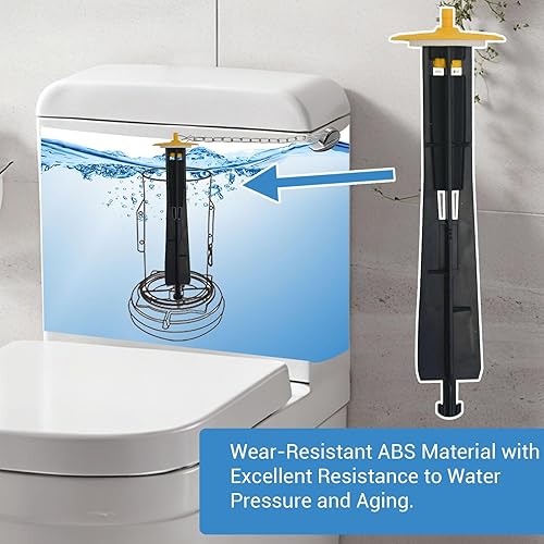 Miniatura 7 de Kit de repuesto de válvula de descarga de recipiente, compatible con Kohler GP1229656, K-1188999, K-1188998, para sistema AquaPiston, incluye guía