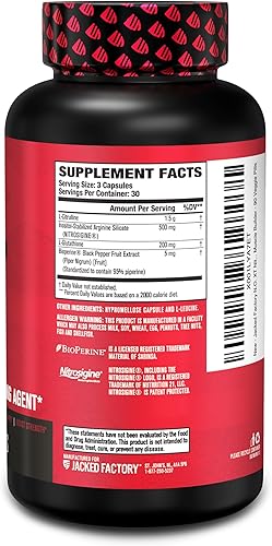 Miniatura 9 de Jacked Factory Nitrosurge Shred - Preentrenamiento termogénico en naranja piña y N.O. XT refuerzo de óxido nítrico para hombres y mujeres