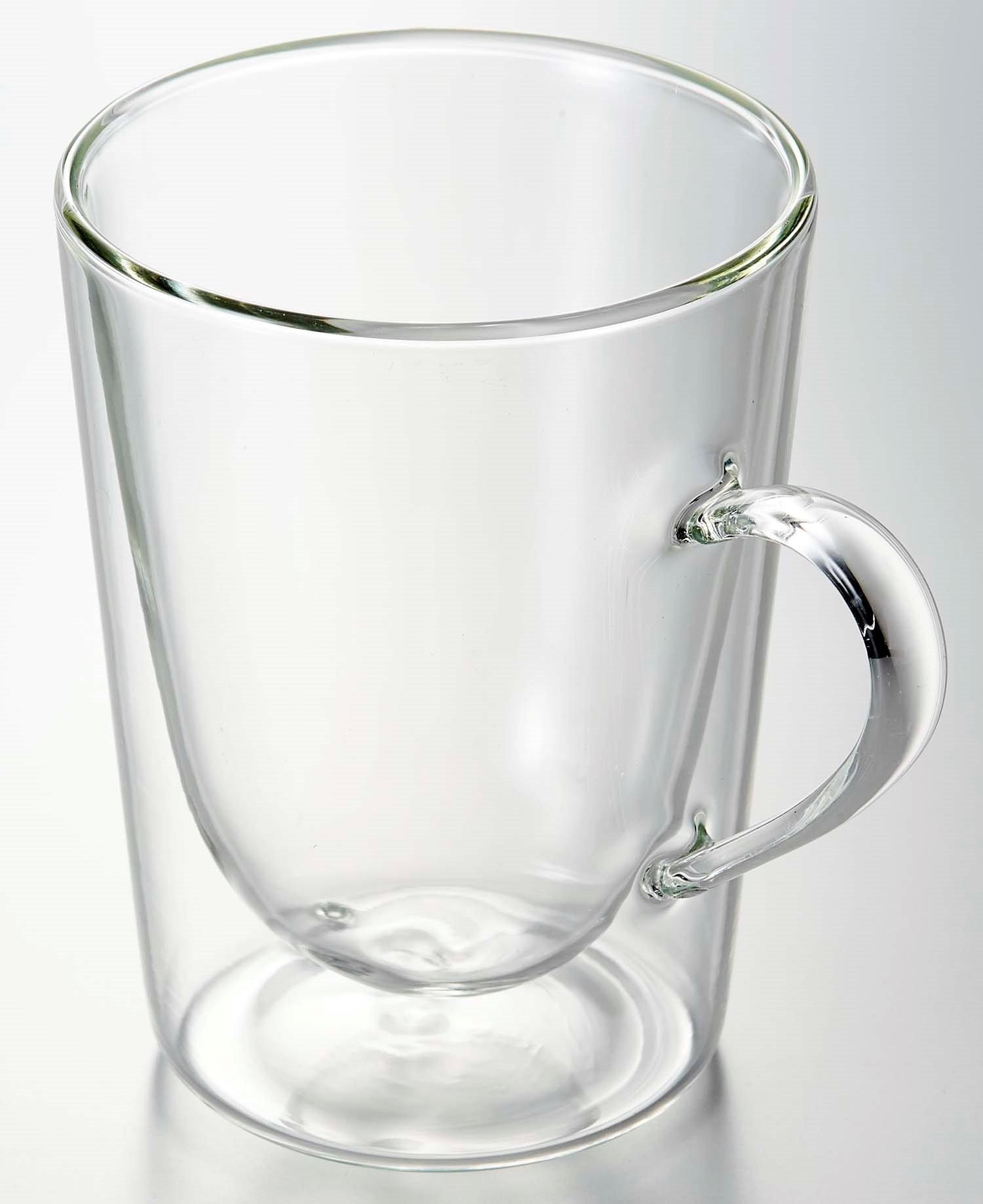 Bormioli Luigi Thermic Glass Duos The Caffe Set 2 Tazze 29,5 cl In Vetro Termico