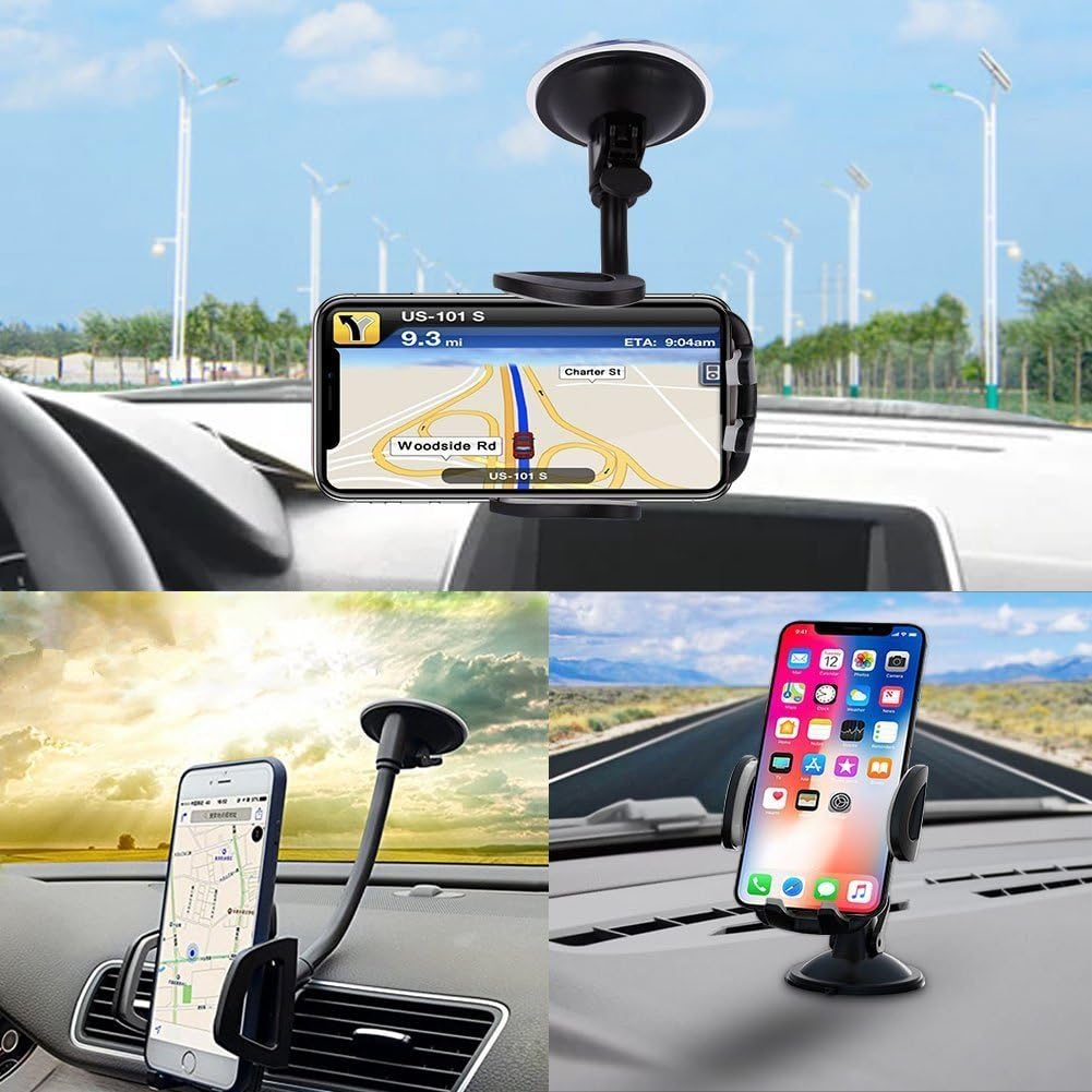 3.93" Car Mount Dashboard Pad Suction Cup Mounting Disk Circular Double Sided Sticky Replacement Adhesive Phone Mount for Windshield Dash GPS Cam Holder image 3