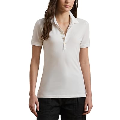 Lauren Ralph Lauren Petite Pique Polo Shirt Women