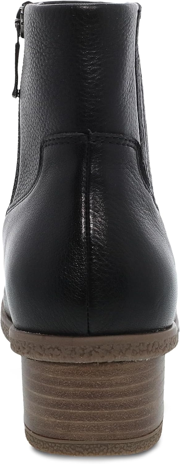 Dansko Daisie Chelsea Boot for Women - Waterproof Leather and Construction with Rubber Outsole and Leather Stacked Heel for Long-Lasting Style in Any Weather
