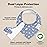 KeaBabies 8-Pack Organic Baby Bandana Bibs for Girls - Super Absorbent Triangle Baby Bibs for Drooling and Teething Infant, 100% Cotton Extra Soft for Newborn, Infant 0-36 Months (Fleur)