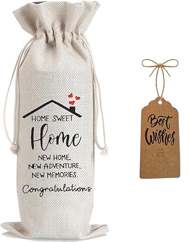 Julont 1Pcs Housewarming Gifts New Home Wine Bag - Housewarming Gifts