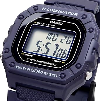 CASIO Standard Digital Wristwatch W-218 Series Men's and Women's Cheap Casio Chippcasi Overseas Model Parallel Import, Standard