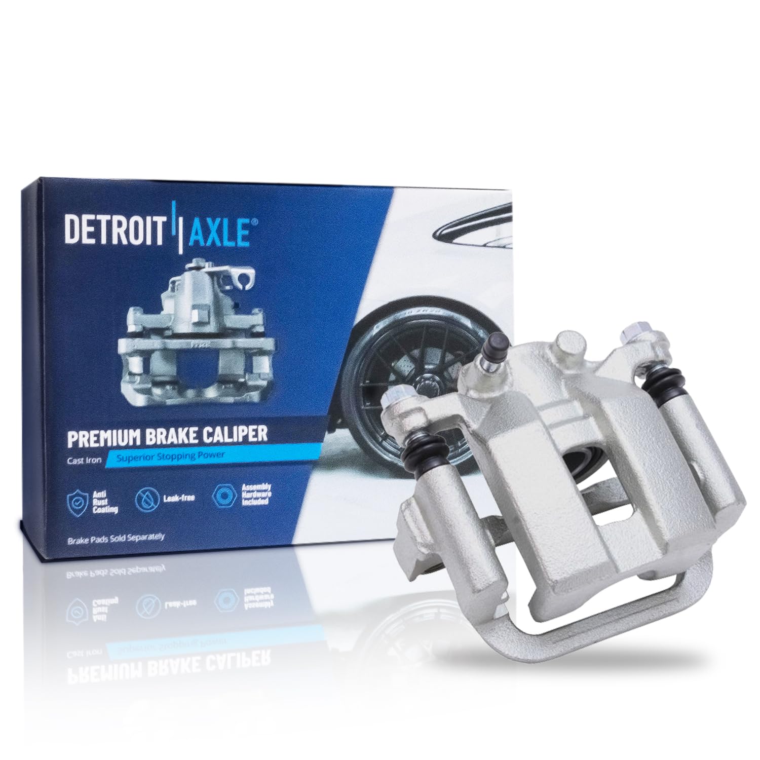 Detroit Axle - Rear Right Brake Caliper for 2003-2005 Infiniti G35 350Z
