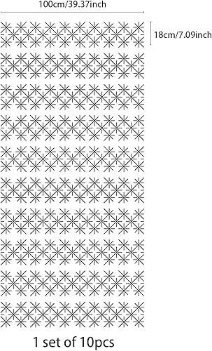 Miniatura 2 de funlife 10 calcomanías de vinilo autoadhesivas para escaleras para pelar y pegar, decoración de murales para escaleras, 39.37 x 7.09 pulgadas, gris