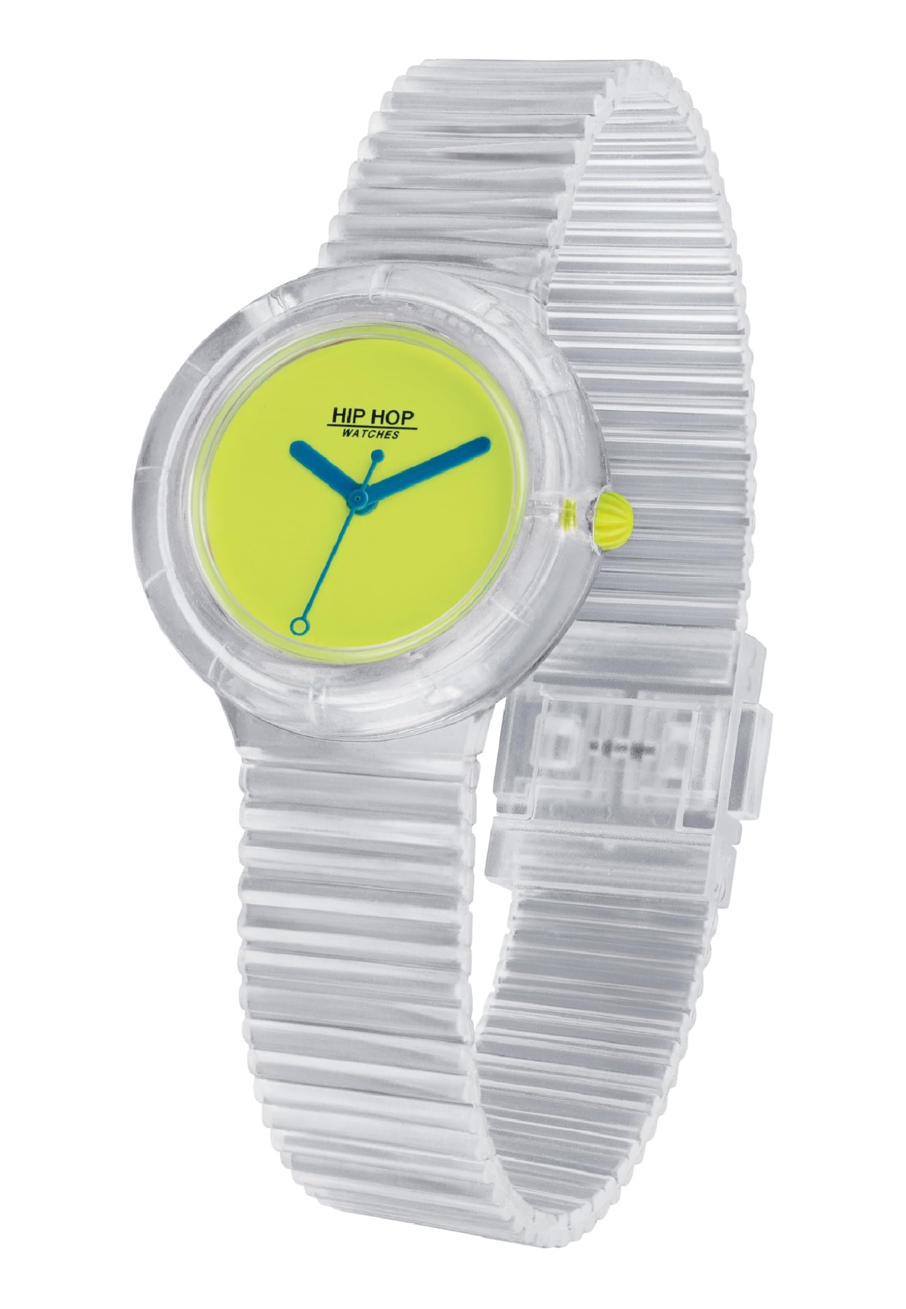 HIP HOP Orologio Donna, Bracciale in Silicone, Cassa 35 cm