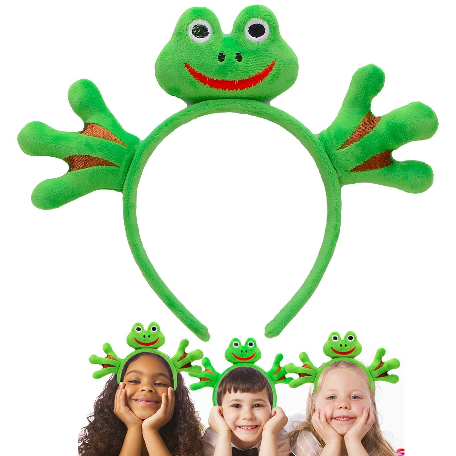 Amazon.com: NENMATTE Frog Headbands Frogs Eyes Headbands  display picture 2