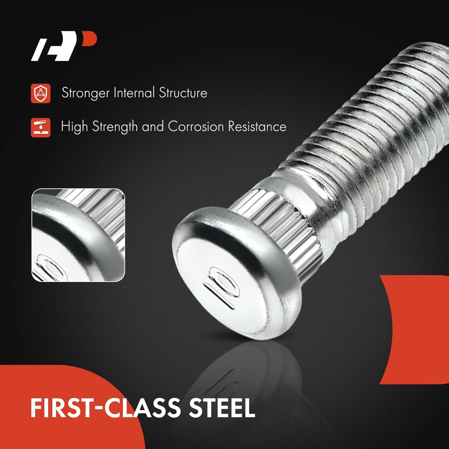 A-Premium 20Pcs M12-1.5 Wheel Studs Compatible with Honda CR-V Civic Accord City Element Prelude S2000 Acura TL TLX TSX EL CL CSX RSX ILXVigor Integra