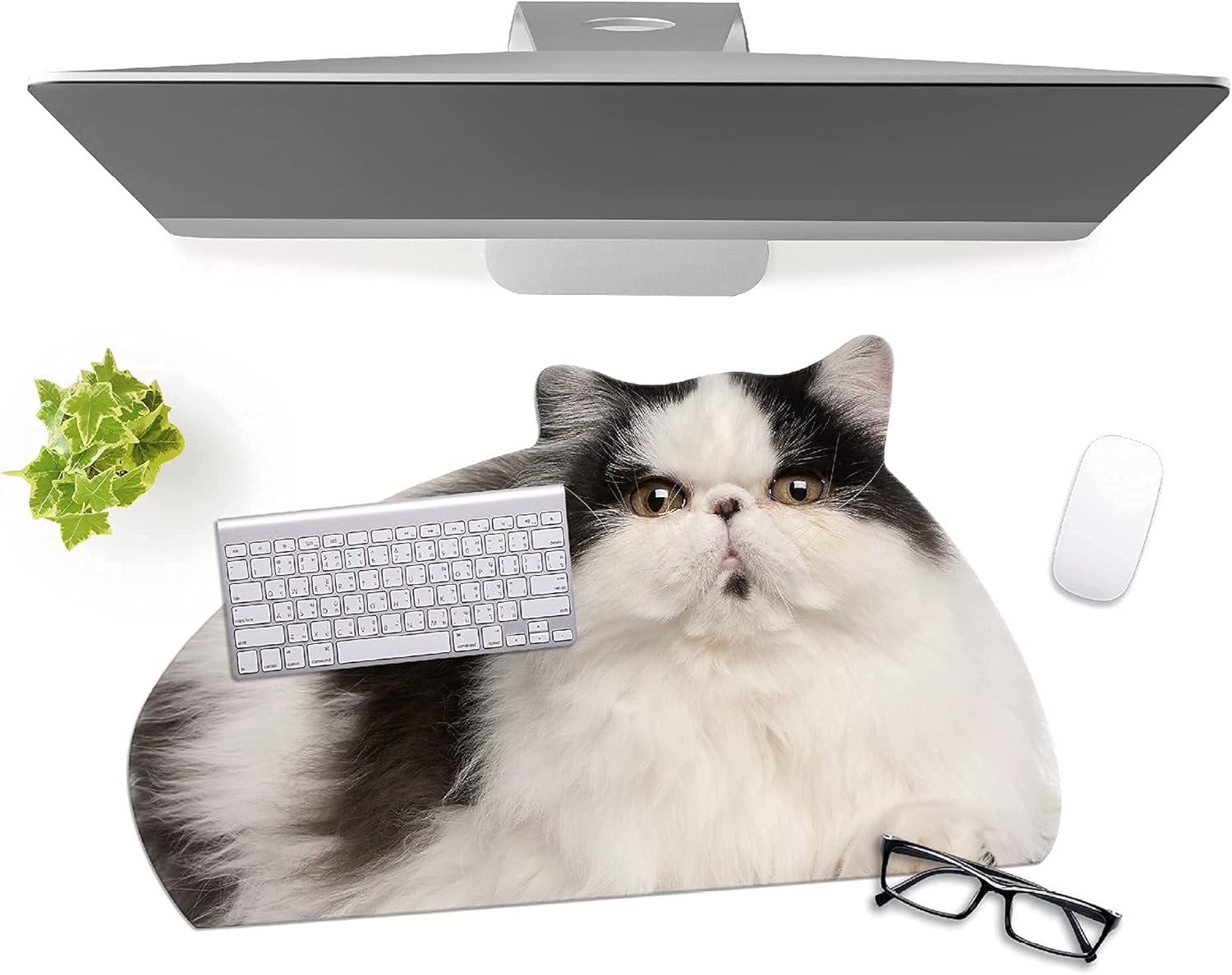 Fat Cat Foam Desk Mat Desktop Accessory