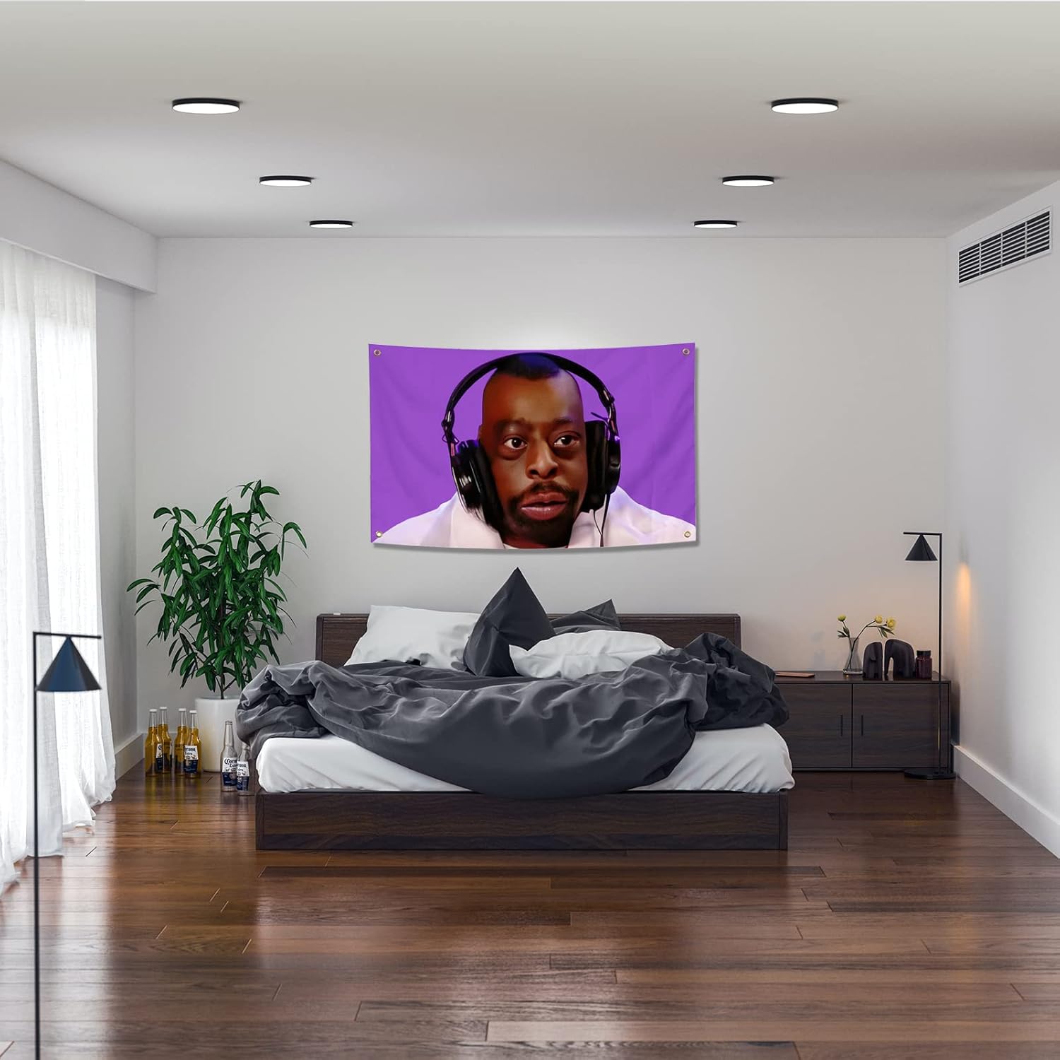 Boxing Green Lester Beetlejuice Flag Funny Poster Durable Man Cave Wall Flag with Brass Grommets 3x5 Feet Tapestry for College Dorm Room Decor,Outdoor,Bedroom, Parties gifts, travel, filming,events,festivals.. - Image 3