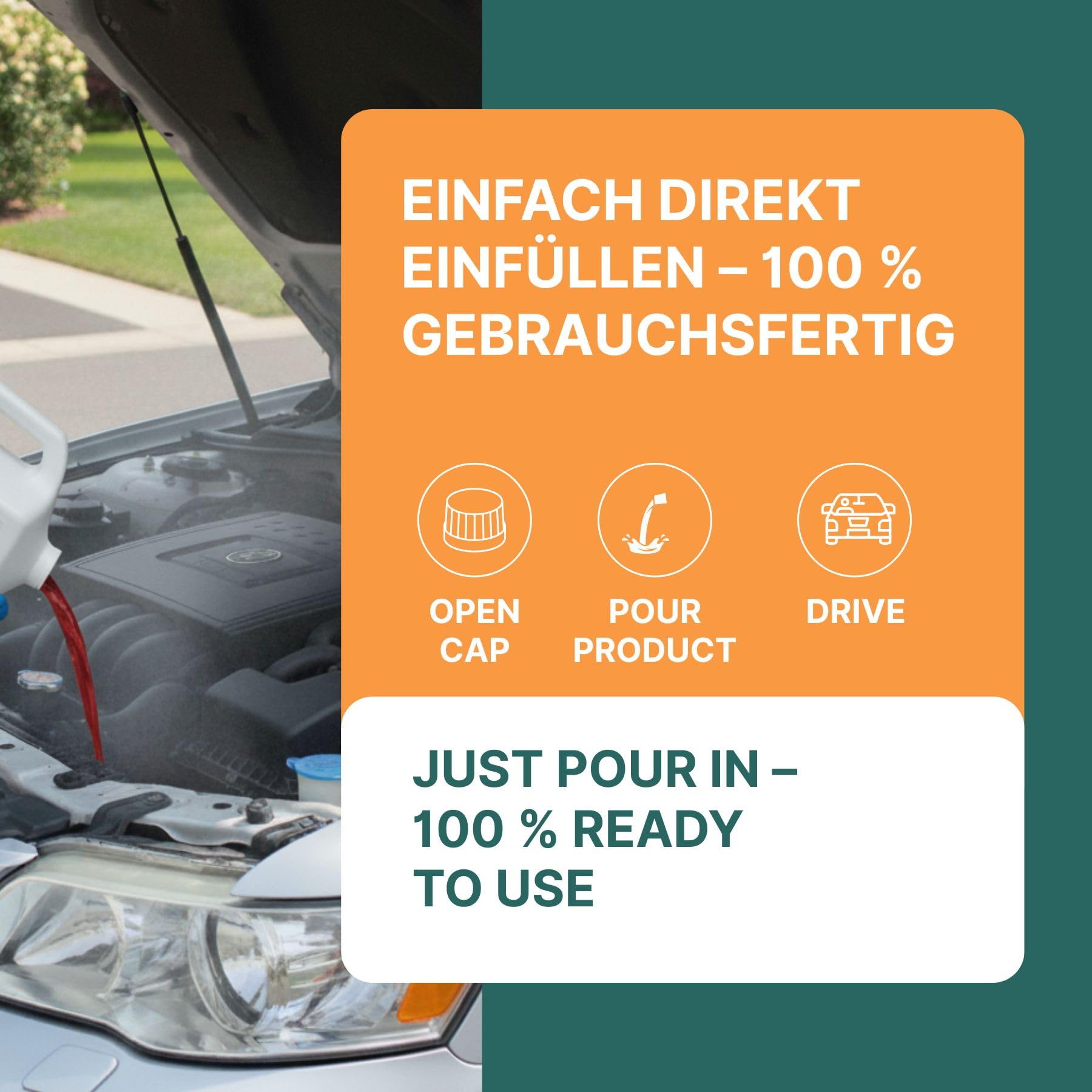 INOX 4x5L Kühlerfrostschutz IG12+ ReadyMix -35°C | G12 Kühlmittel gebrauchsfertig | Frostschutzmittel & Kühlflüssigkeit für Auto, PKW & Nutzfahrzeuge | Ganzjahresschutz