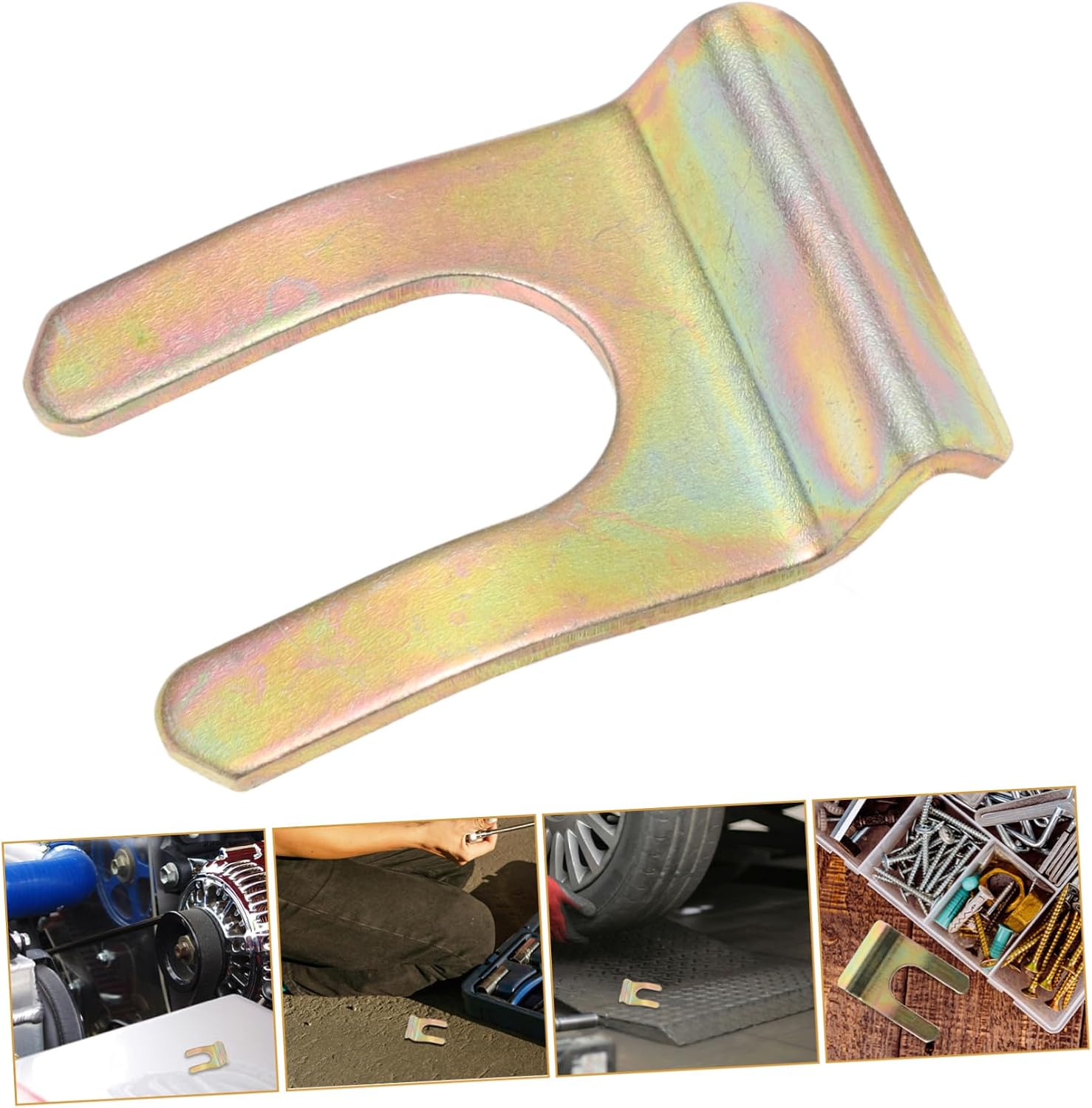 10Pcs Brake Line Retainer Clips U Shaped Hose Retaining Clips for Secure Brake Pipe Positioning Durable Construction for Automotive Applications