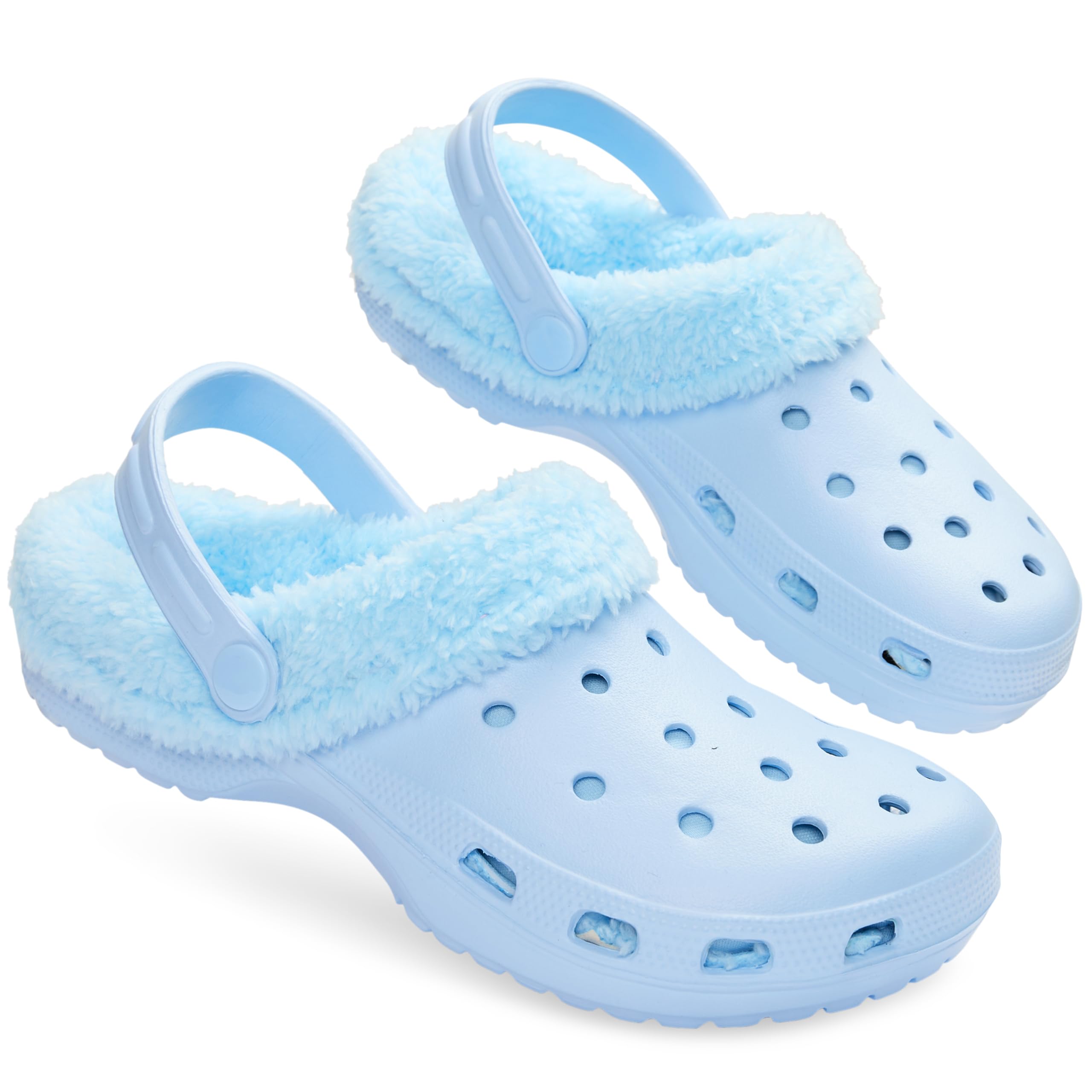 CityComfort Zuecos Invierno con Forro Sherpa para Mujer - Regalos Mujeres