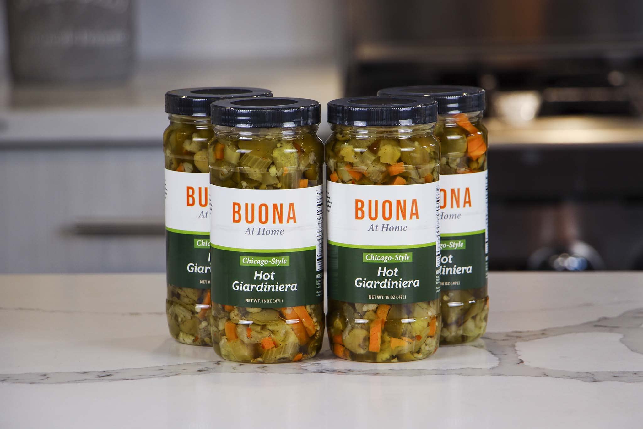 Buona Chicago Hot Giardiniera (4-PACK)