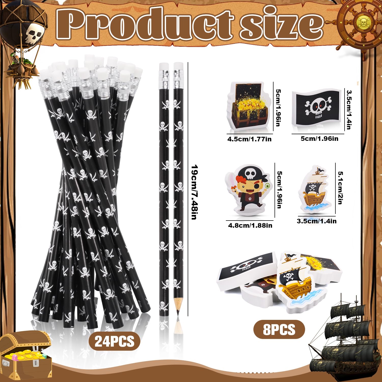 HENBRANDT 24 mini matite colorate ecologiche per bambini, confezione da 4 colori assortiti per riempire la calza della Befana, per feste di compleanno, bomboniere, matrimoni, sacchetti regalo per