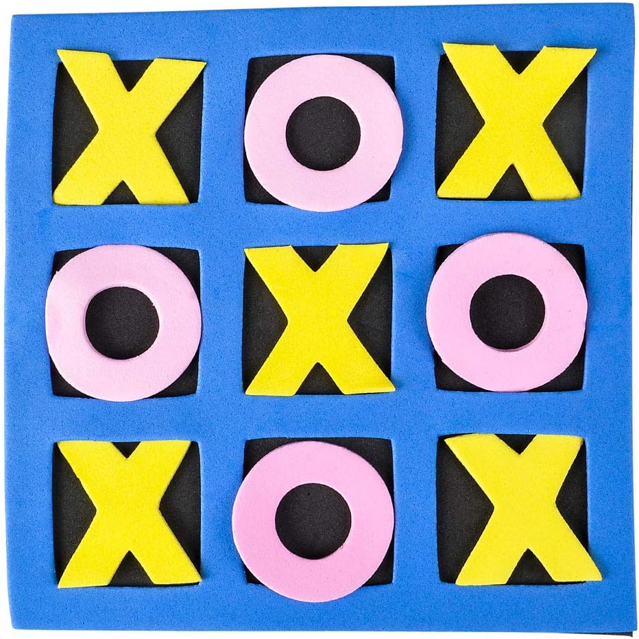 Tic Tac Toe Pack de 120 Juegos Mini de Espuma 5x5" miniatura 5
