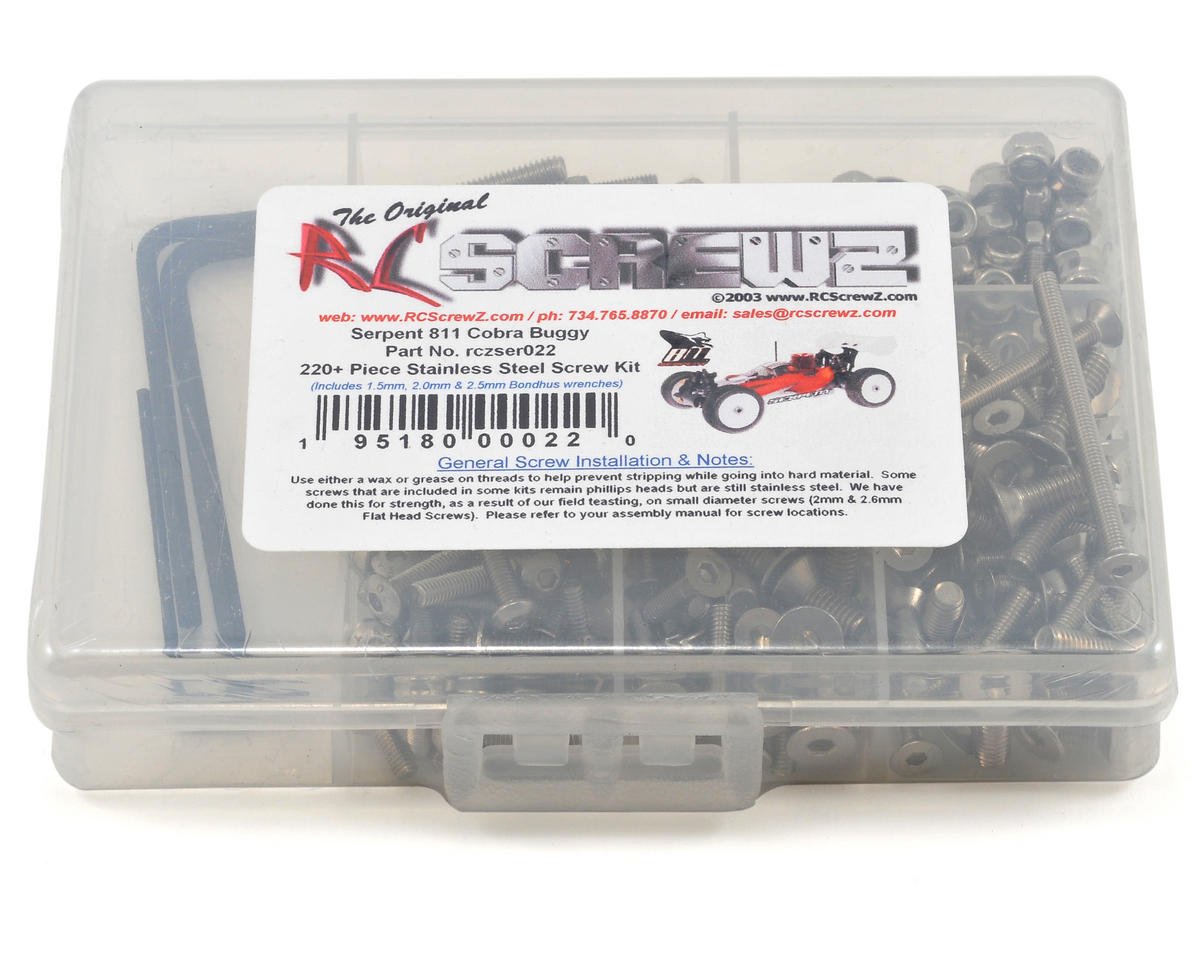 RC Screwz Screw Set: Serpent 811 Cobra